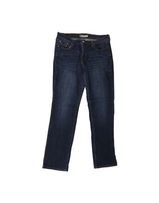 Vintage Levi's 505 Straight Jeans US 12 Large W31 L32 In Blue