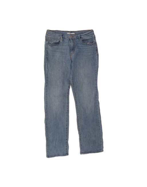 Vintage Levi's 505 Straight Jeans US 12 Large W31 L32 In Blue