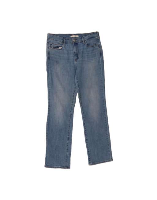 Vintage Levi's 505 Straight Jeans US 12 Large W31 L32 In Blue