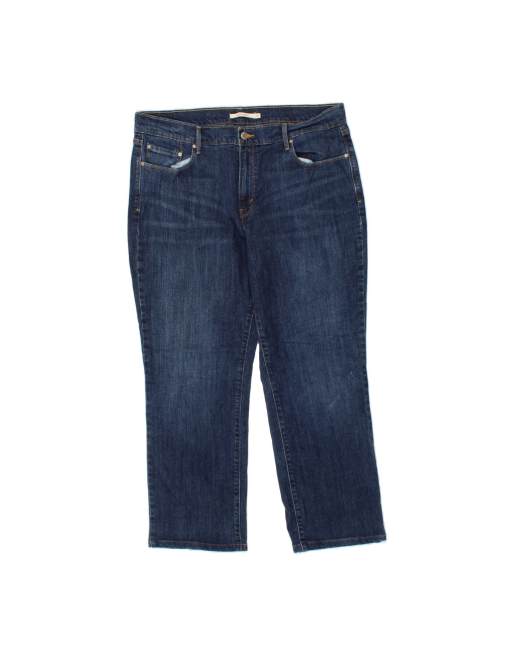 Vintage Levi's 505 Straight Jeans US 16 2XL W32 L27 In Blue