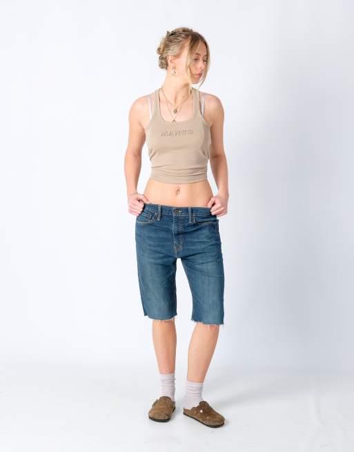 Vintage Levi's 510 34x24 Denim Shorts Blue