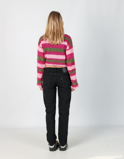 Vintage Levi's 511 30x30 denim jeans in black, 3 of 4