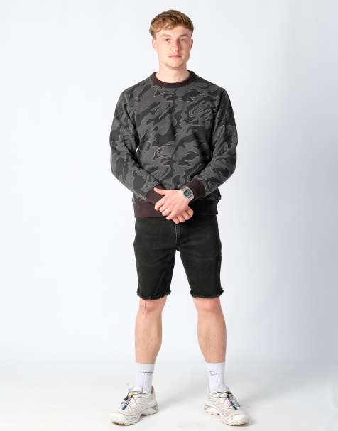 Vintage Levi's 511 33x19 Denim Shorts Black - view 1