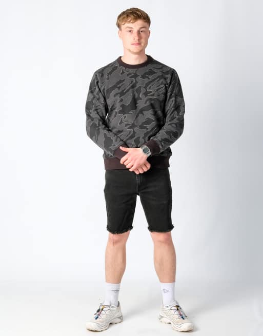 Vintage Levi's 511 33x19 Denim Shorts Black