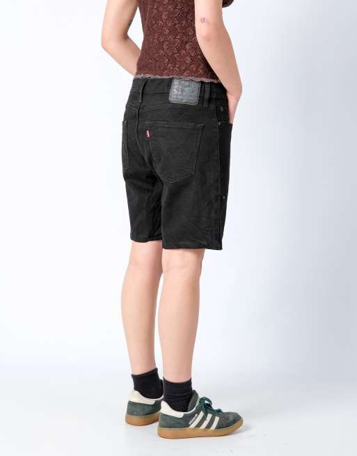 Vintage Levi's 511 34x18 Denim Shorts Black