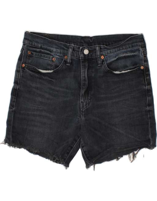 Vintage Levi's 511 Size L Denim Shorts in Navy Blue