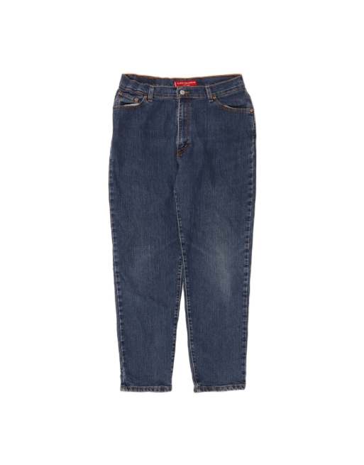 Vintage Levi's 512 Classic Fit Slim Tapered Jeans US 14 XL W34 L28 In Blue