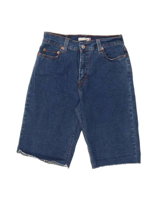 Vintage Levi's 512 Denim Shorts US 8 Medium W28 In Blue