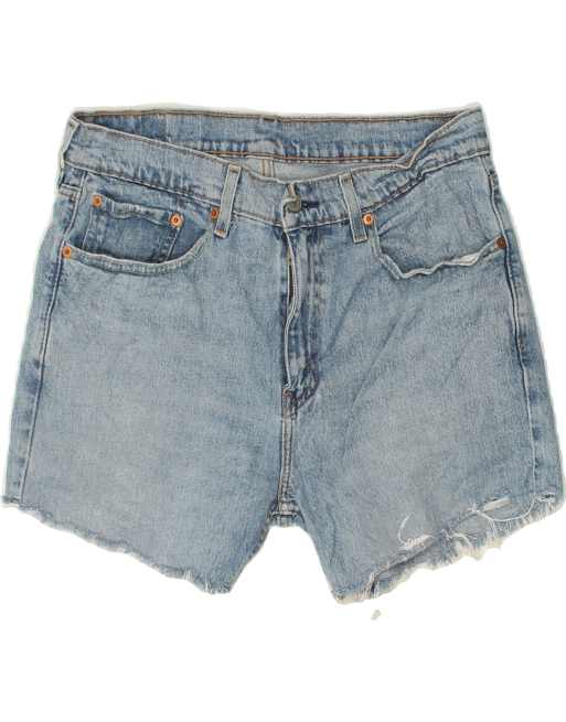 Vintage Levi's 512 Size L Denim Shorts in Blue