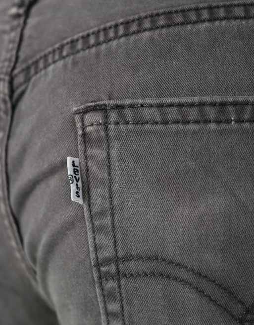 Vintage Levi's 514 30x14 canvas cargo shorts in grey, 4 of 4