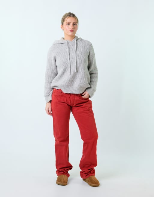 Vintage Levi's 514 32x34 Denim Jeans Red