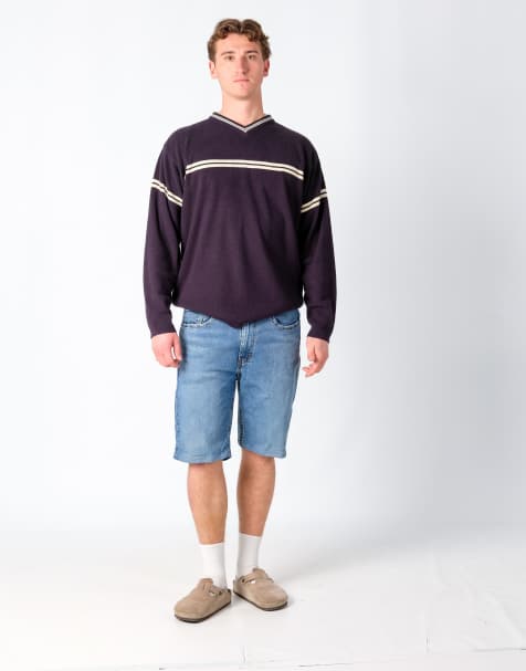 Vintage Levi's 514 36x21 Denim Shorts Light Blue - view 1