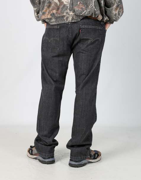 Vintage Levi's 514 36x32 denim jeans in charcoal grey - view 1
