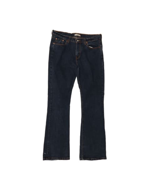 Vintage Levi's 515 Bootcut Jeans US 12 Large W34 L33 In Blue - view 1