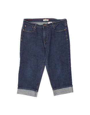 Vintage Levi's 515 Capri Jeans US 12 Large W34 L19 In Blue
