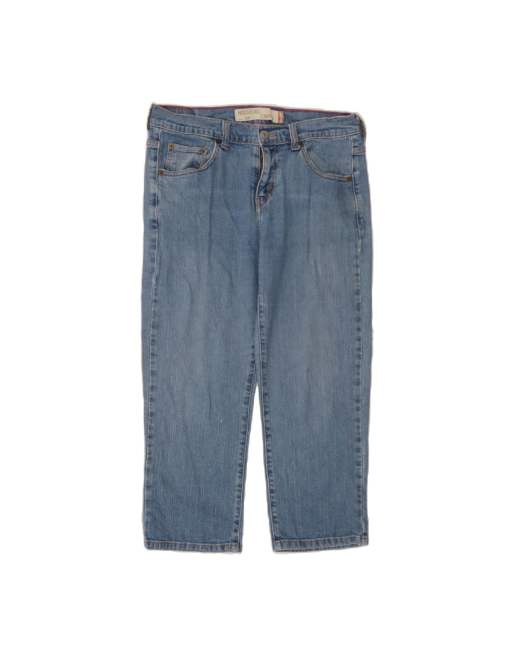 Vintage Levi's 515 Loose Fit Capri Jeans US 6 Medium W30 L22 In Blue