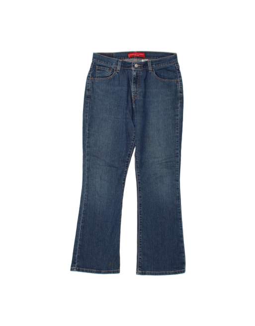 Vintage Levi's 515 Nouveau Bootcut Jeans US 12 Large W32 L32 In Blue