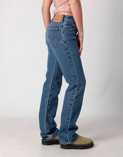 Vintage Levi's 517 28x34 Denim Hip Hop Baggy Jeans Blue | ASOS