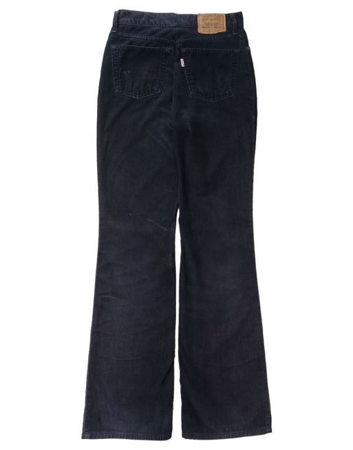 Vintage Levis 517 W26 L32 bootcut trousers in navy