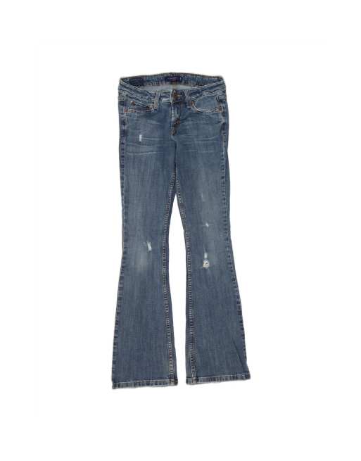 Vintage Levi's 518 Super Low Bootcut Jeans Medium W28 L30 In Blue