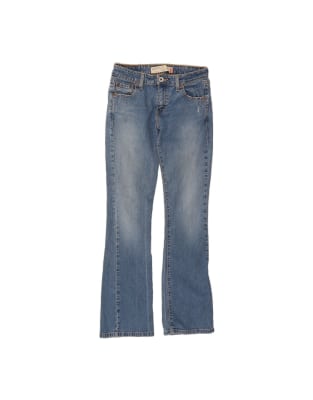 Vintage Levi's 518 Super Low Bootcut Jeans US 5 Small W28 L31 In Blue