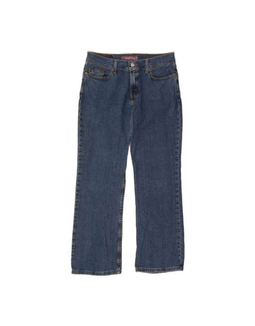 Vintage Levi's 518 Super Low Bootcut Jeans US 9 Medium W30 L29 In Blue