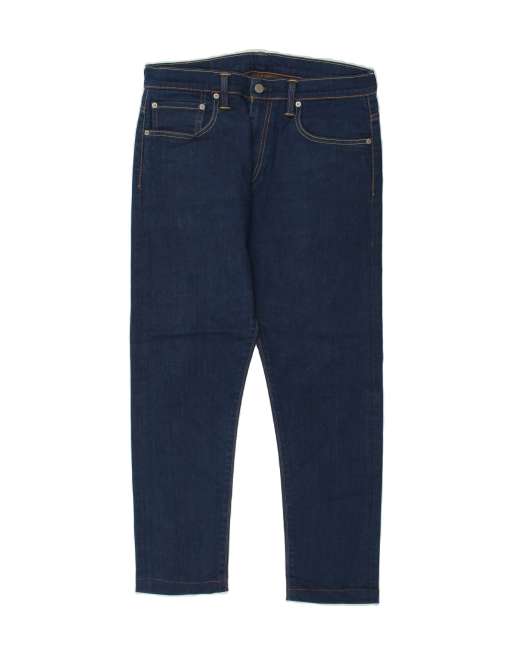 Vintage Levi's 520 Size L Slim Jeans in Navy Blue