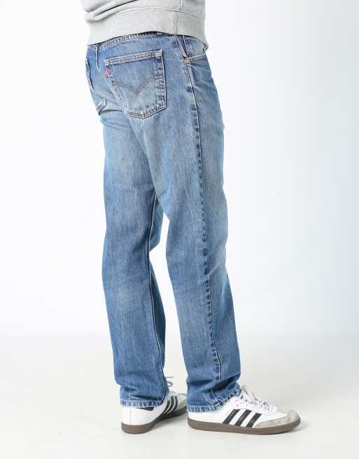 Vintage Levi's 521 34x32 denim jeans in blue, 2 of 4