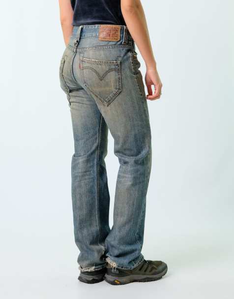 Vintage Levi's 523 31x34 Denim Jeans Blue - view 1