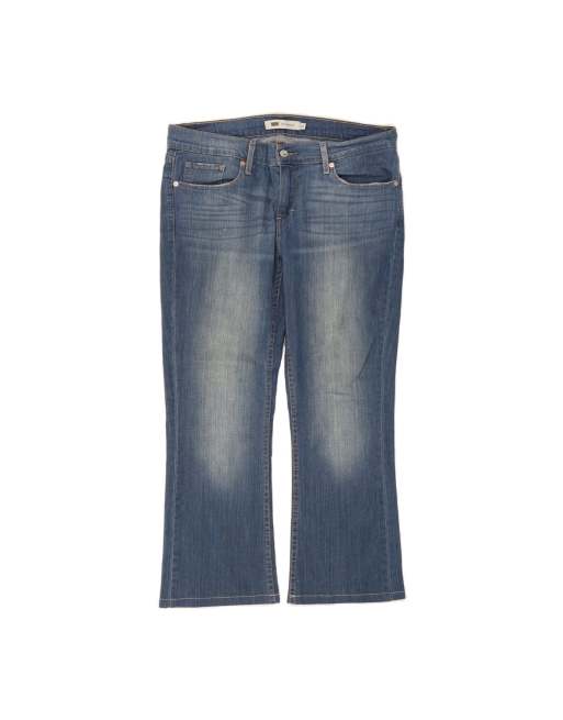 Vintage Levi's 524 Bootcut Jeans US 11 Large W30 L26 In Blue