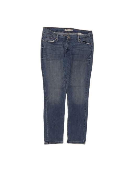 Vintage Levi's 524 Slim Jeans Size 15 XL W32 L32 In Blue