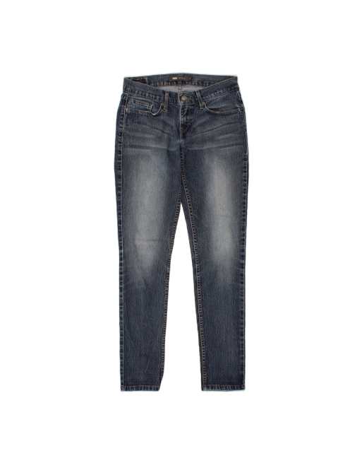 Vintage Levi's 524 Slim Jeans US 5 Small W27 L32 In Blue