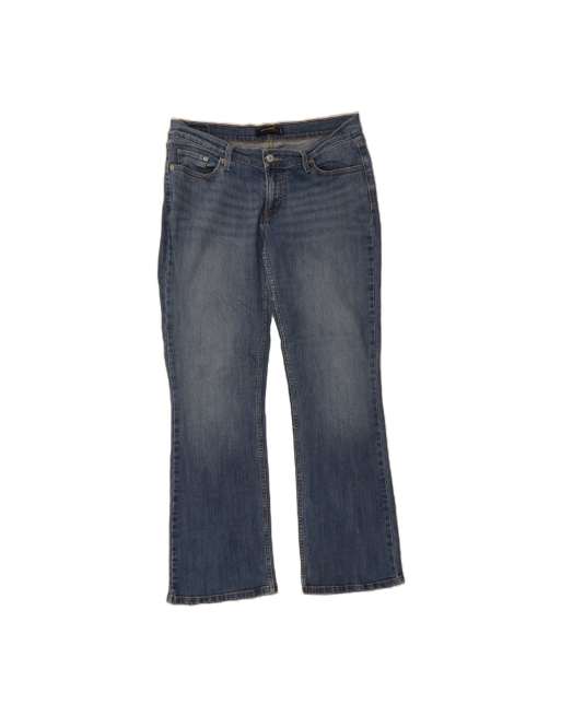 Vintage Levi's 524 Super Low Bootcut Jeans US 13 Large W30 L31 In Blue