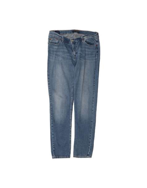Vintage Levi's 524 Super Low Slim Jeans US 13 Large W32 L32 In Blue - view 1