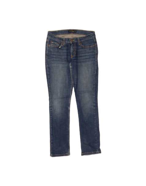Vintage Levi's 524 Super Low Slim Jeans US 7 Medium W28 L30 In Blue - view 1