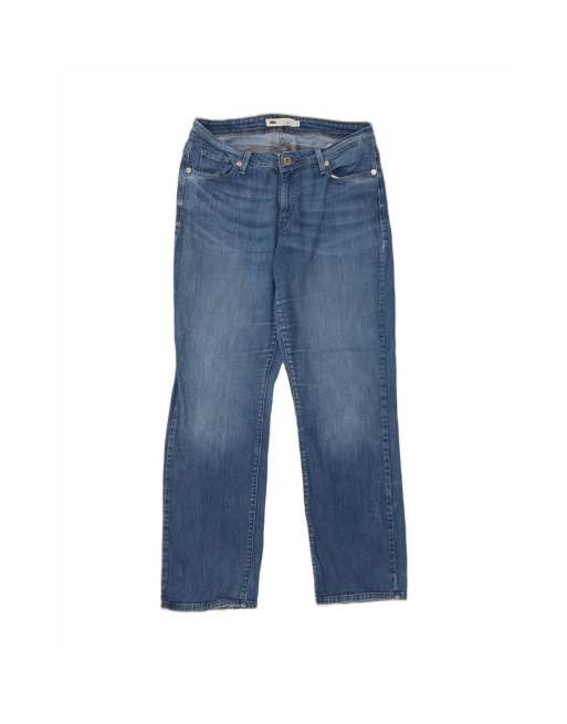 Vintage Levi's 525 Curvy Straight Jeans US 16 2XL W34 L30 In Blue