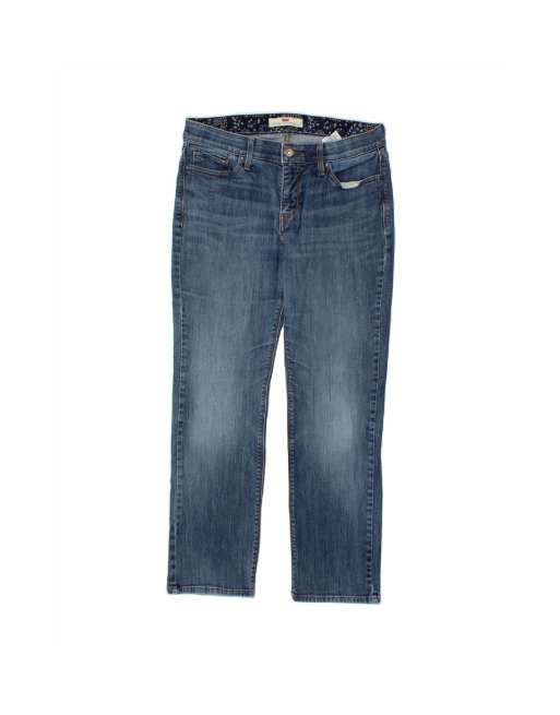 Vintage Levi's 525 High Rise Straight Jeans US 12 Large W30 L28 In Blue