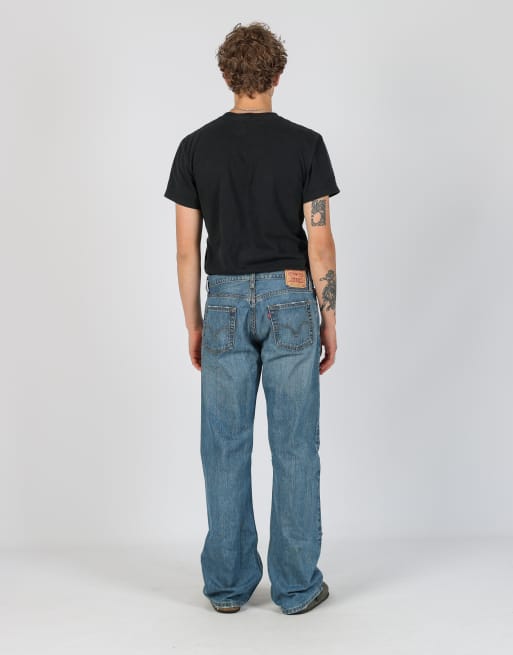 Vintage Levi's 527 34x34 denim jeans in blue, 3 of 4