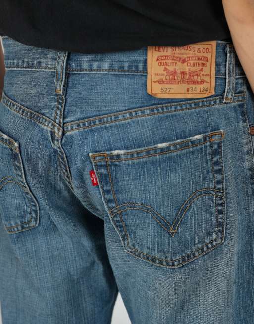 Vintage Levi's 527 34x34 denim jeans in blue, 4 of 4