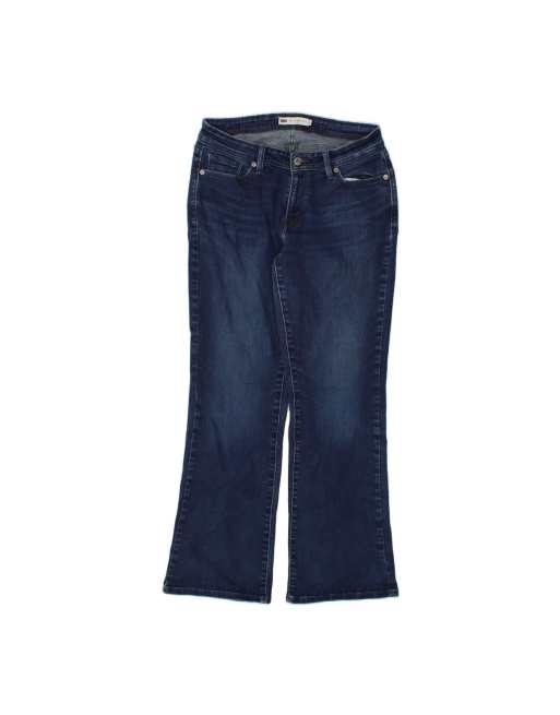 Vintage Levi's 529 Curvy Bootcut Jeans US 14 XL W32 L31 In Blue
