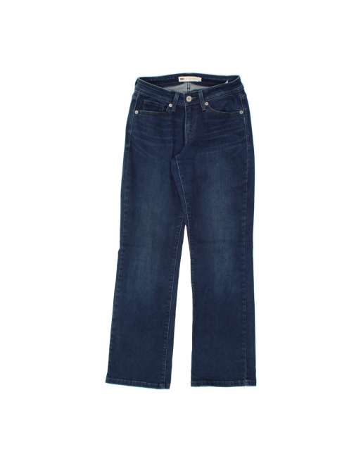 Vintage Levi's 529 Curvy Bootcut Jeans US 8 Medium W29 L32 In Blue