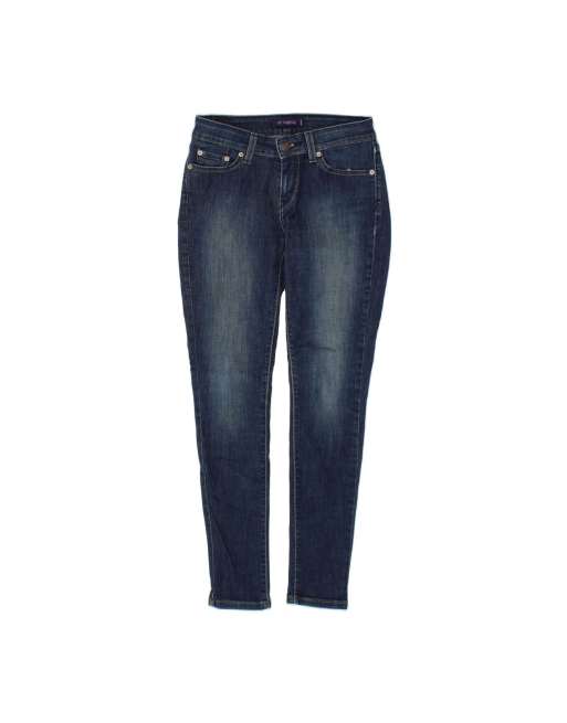 Vintage Levi's 535 Slim Jeans US 5 Small W27 L29 In Blue