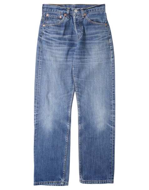 Vintage Levis 535 straight W28 L31 jeans in blue - view 1