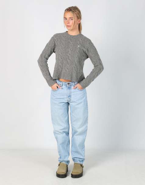 Vintage Levi's 550 27x34 denim jeans in light blue - view 1