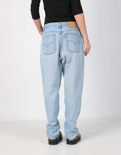 Vintage Levi's 550 28x43 denim jeans in light blue