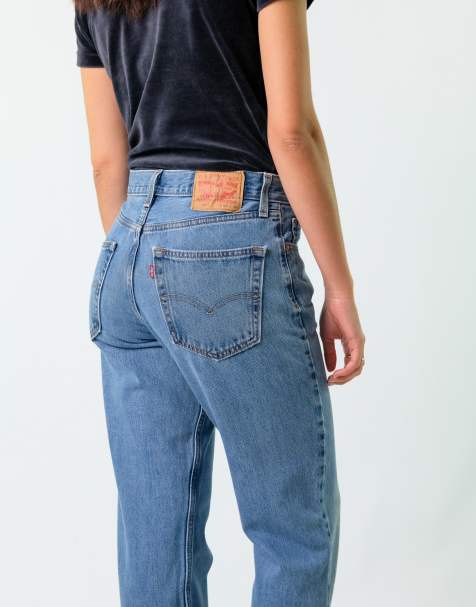 Vintage Levi's 550 30x30 Denim Carpenter Baggy Jeans Blue - view 1