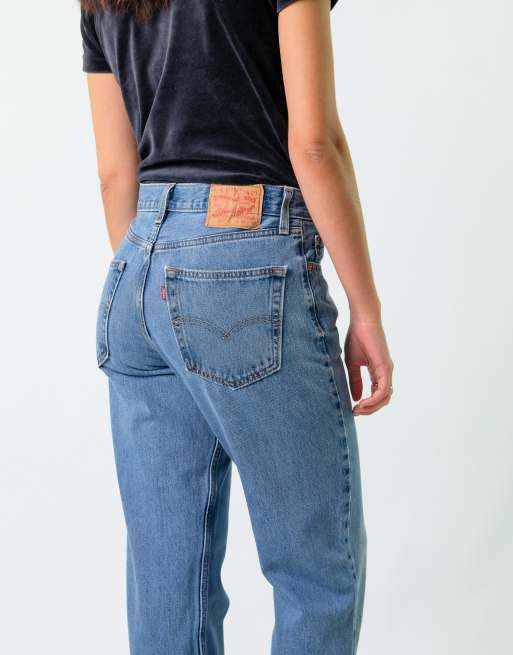 Vintage Levi's 550 30x30 Denim Carpenter Baggy Jeans Blue