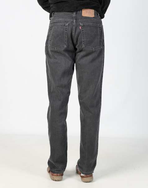 Vintage Levi's 550 30x33 denim jeans in charcoal grey - view 1