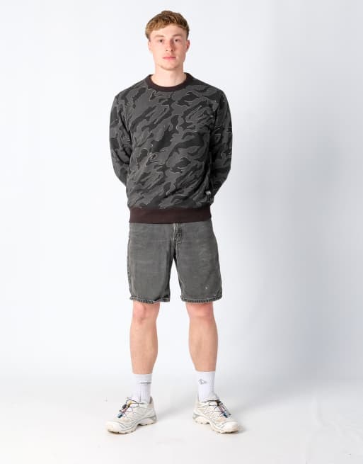 Vintage Levi's 550 32x20 Denim Shorts Charcoal Grey