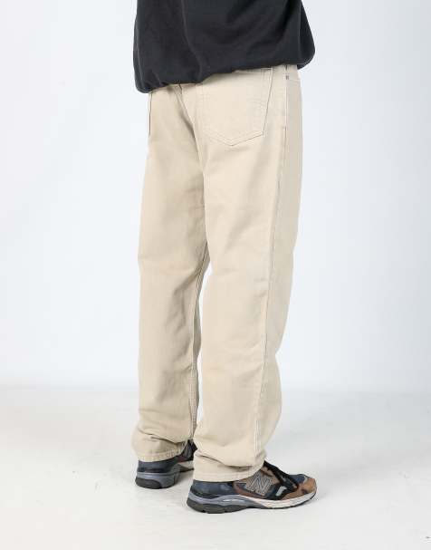 Vintage Levi's 550 34x32 denim jeans in beige - view 1